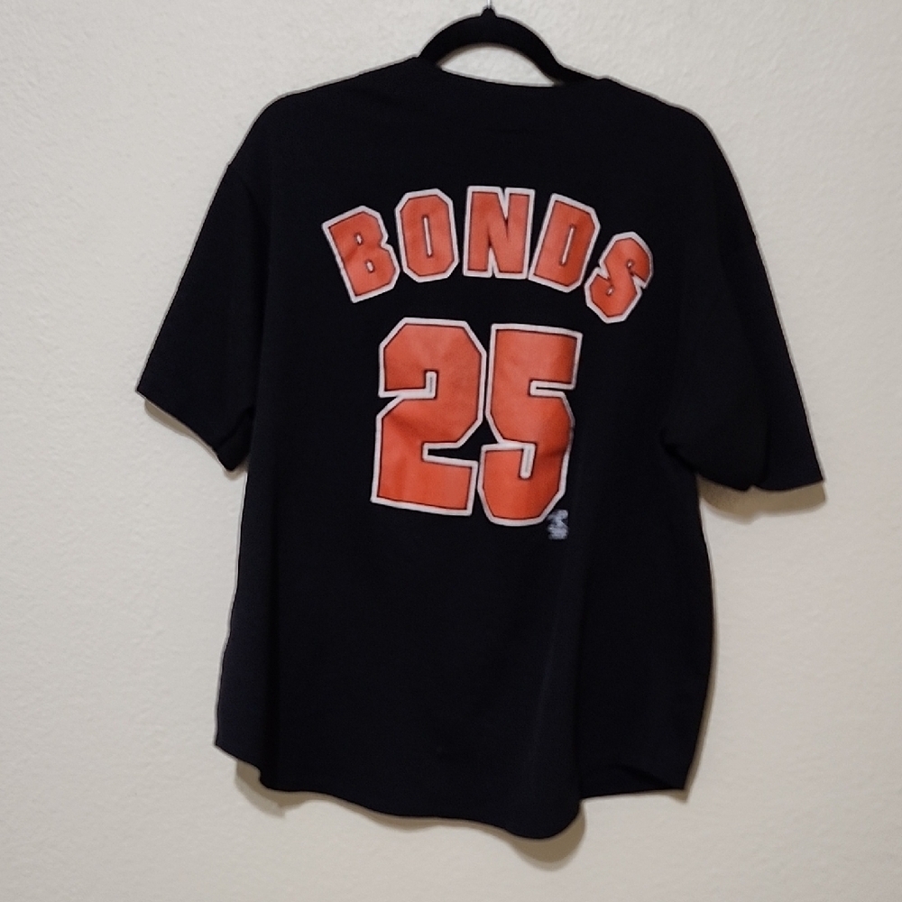 Vintage Giants Barry BONDS Black Jersey - Picture 6 of 9